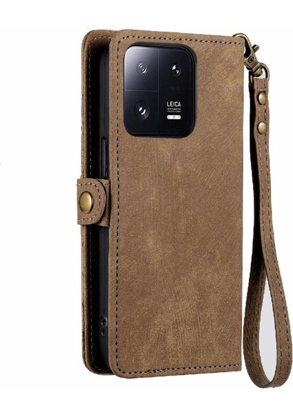 Xiaomi 13 Için Flip Case Darbeye Kapak Kılıf Basit Cüzdan (Yurt Dışından) fırsatları