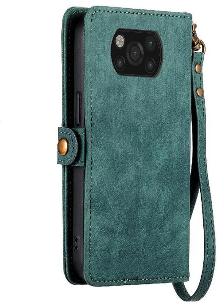 Xiaomi Poco X3 Pro Için Flip Case Basit Iş Kapak Çevirin Cüzdan Deri (Yurt Dışından) modelleri