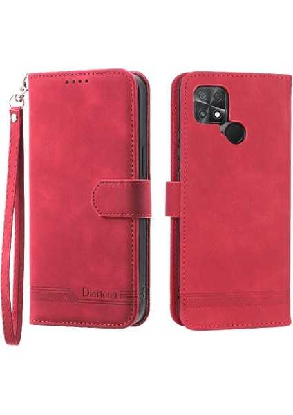 Xiaomi Poco C40 Premium Nakit Cep Kart Yuvaları Bileklik Için Flip Case (Yurt Dışından)