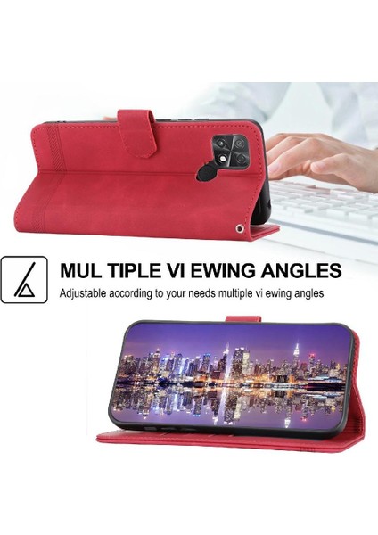 Xiaomi Poco C40 Premium Nakit Cep Kart Yuvaları Bileklik Için Flip Case (Yurt Dışından)