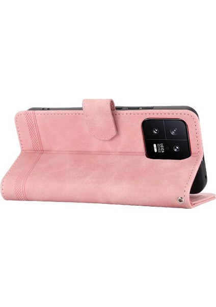 Xiaomi 13 Bileklik Nakit Cep Kartı Yuvaları Manyetik Kapatma Için Flip Case (Yurt Dışından) modelleri
