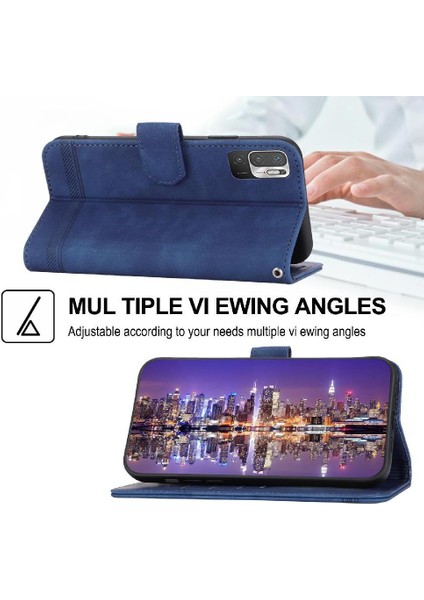 Xiaomi Redmi Not 10 Için Flip Case 4g Nakit Cep Bileklik Manyetik Kart (Yurt Dışından)
