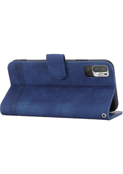 Xiaomi Redmi Not 10 Için Flip Case 4g Nakit Cep Bileklik Manyetik Kart (Yurt Dışından)