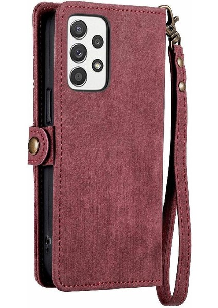 Samsung Galaxy Için Flip Case A52S 5g Darbeye Kapak Kapak Basit Cüzdan (Yurt Dışından) indirimleri