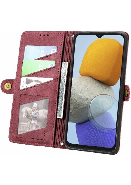 Samsung Galaxy M23 5g Darbeye Deri Kılıf Için Flip Case Basit Flip (Yurt Dışından) indirimleri