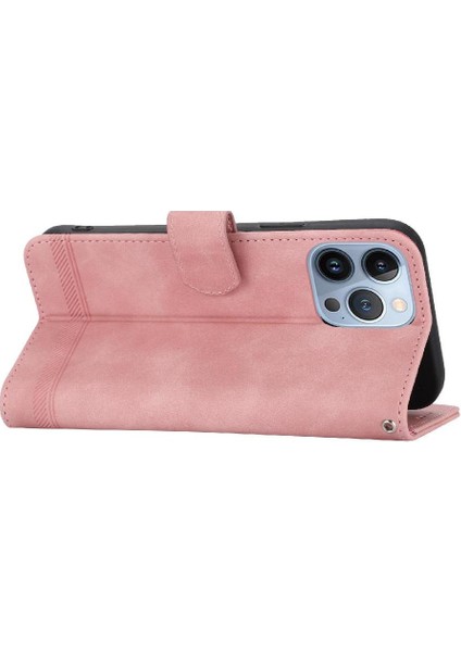 IPhone 13 Için Flip Case Pro Manyetik Kapatma Premium Kart Yuvaları Nakit (Yurt Dışından)