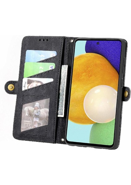 Samsung Galaxy Için Flip Case A52S 5g Darbeye Kapak Kapak Basit Cüzdan (Yurt Dışından) indirimleri