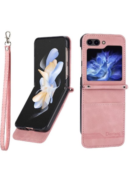 Samsung Galaxy Z Flip 5 Için Flip Case Bileklik Kart Yuvaları Manyetik Nakit (Yurt Dışından) fiyatları