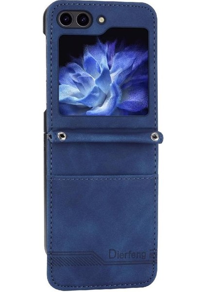 Samsung Galaxy Z Flip 5 Için Flip Case Bileklik Kart Yuvaları Manyetik Nakit (Yurt Dışından) fırsatları