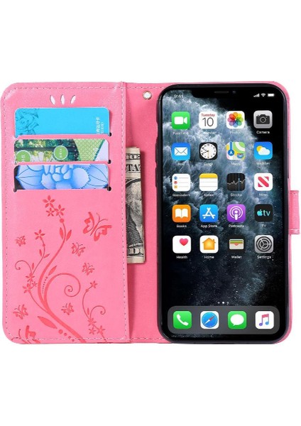 IPhone 12 Için Filp Durumda Pro Max Kart Tutucu Bilek Kayışı Pu Deri Kapatma (Yurt Dışından) fiyatları