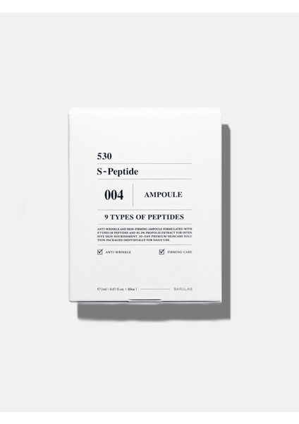 530 S-Peptıde Ampoule Plus