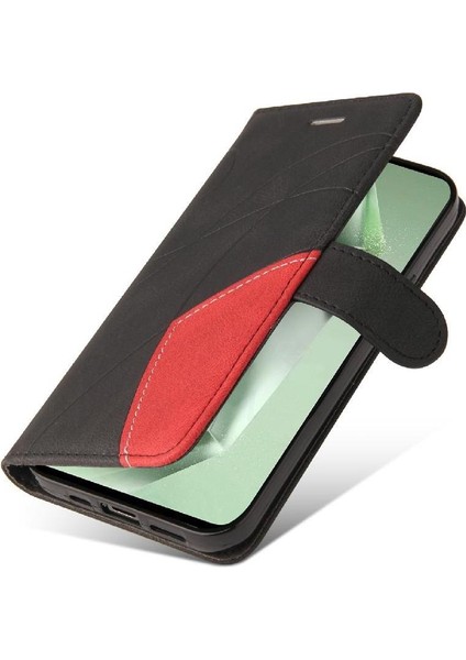 Samsung Galaxy S24 Fe Flip Için Flip Case Folio Kitap Dikiş Renk ile (Yurt Dışından) fiyatları