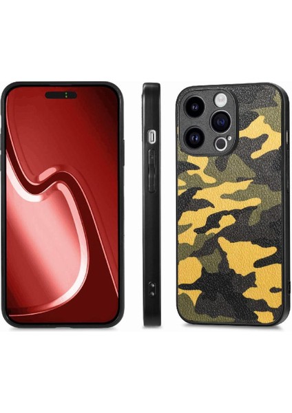 IPhone 15 Için Kılıf Pro Anti Damla Camo Tasarım Hafif Kablosuz (Yurt Dışından)