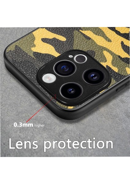 IPhone 15 Için Kılıf Pro Anti Damla Camo Tasarım Hafif Kablosuz (Yurt Dışından)