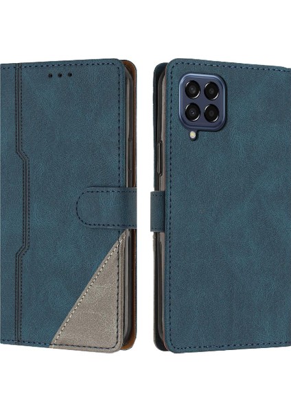 Samsung Galaxy M33 5g Kullanışlı Standı Pu Deri Cüzdan Kart Yuvaları (Yurt Dışından)