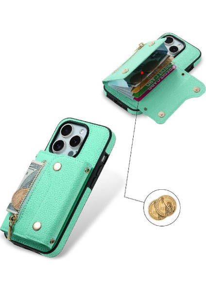 IPhone 15 Için Kılıf Pro Büyük Kapasiteli Uzun Kayış Hafif Kart Yuvaları (Yurt Dışından) indirimleri