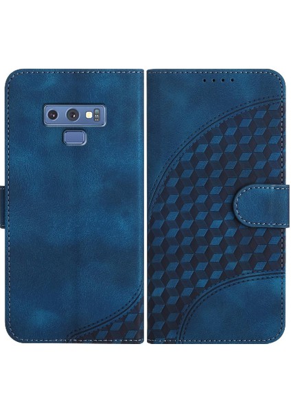 Samsung Galaxy Not 9 Için Kılıf Darbeye Deri Kılıf Manyetik Kart Çevirme (Yurt Dışından)