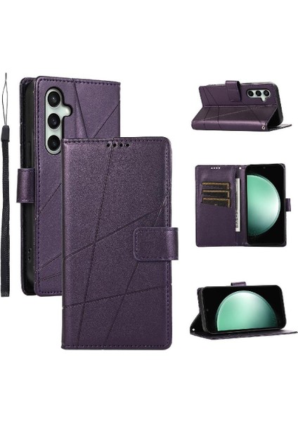 Samsung Galaxy S24 Fe Darbeye Şok Emici Kickstand Için Flip Case (Yurt Dışından)
