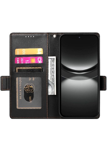 Huawei Nova 12 Flip Kart Yuvaları Için Flip Case Iş Günlük Kullanım Cüzdan (Yurt Dışından) fırsatları
