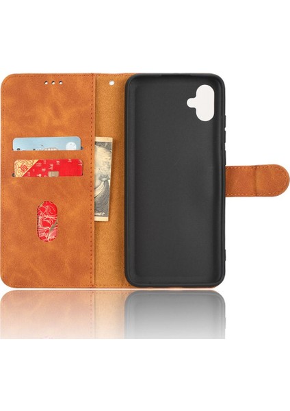 Samsung Galaxy A04E Kart Ekleme Deri Folio Flip Case ile (Yurt Dışından) indirimleri
