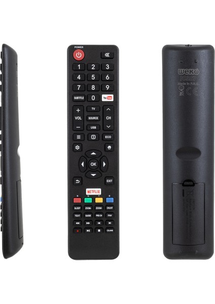 Kl Tesla 06-532W54-TLA1XS Youtube-Netflıx Tuşlu LCD LED Tv Kumanda