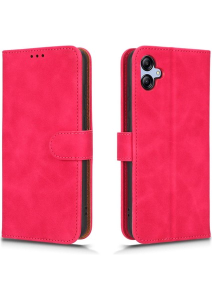 Samsung Galaxy A04E Kart Ekleme Deri Folio Flip Case ile (Yurt Dışından)