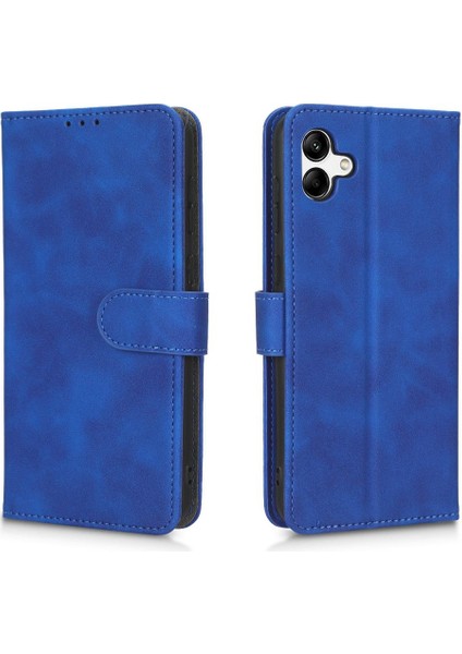 Samsung Galaxy A04 4g Tam Koruma Deri Folio Flip Case (Yurt Dışından)
