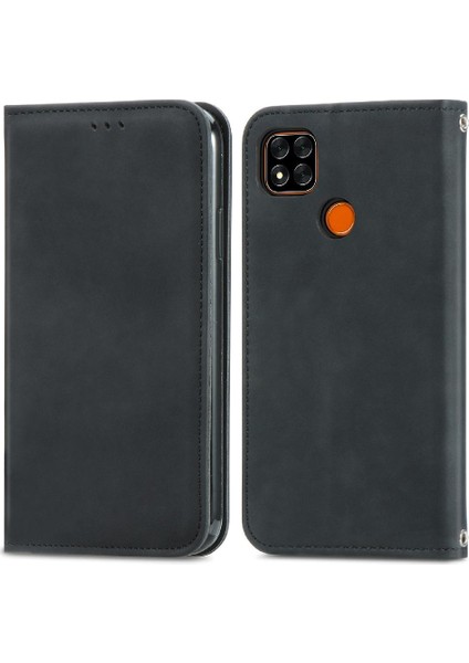 Redmi 9c Darbeye Dayanıklı Basit Iş Cüzdan Kapak Çevirin Deri (Yurt Dışından) fırsatları
