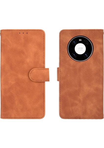 Huawei Mate 40 Için Kılıf Tam Koruma Koruyucu Kapak Deri Folio (Yurt Dışından)