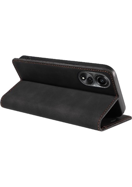 Oppo A78 4g Için Kılıf Folio Cüzdan Manyetik Koruyucu Pu Deri (Yurt Dışından) modelleri