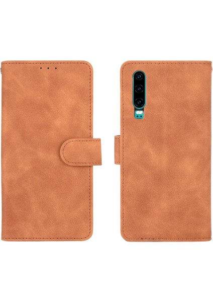 Kart Tutucu Kickstand Koruyucu Kapak Kartı ile Huawei P30 Için Kılıf (Yurt Dışından)