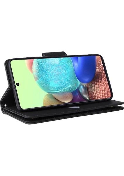 Samsung Galaxy A71 5g Fermuar Cüzdan Kapak Için Kılıf ile El Kayışı Kartı (Yurt Dışından)