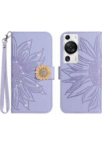 Huawei P60 Pro Telefon Kapak Kart Tutucu Darbeye Tpu Kabuk Için Kılıf Çevirin (Yurt Dışından)