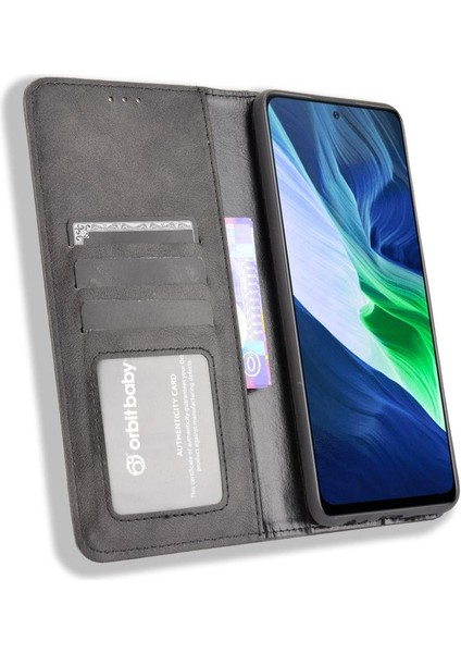 Infinix Not 10 Cüzdan Manyetik Kapatma Pu Deri Için Kılıf (Yurt Dışından)