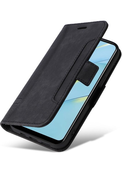Oppo Için Kılıf A16/A16S/A54S Kart Yuvaları Tpu Deri Manyetik Cüzdan Flip (Yurt Dışından)