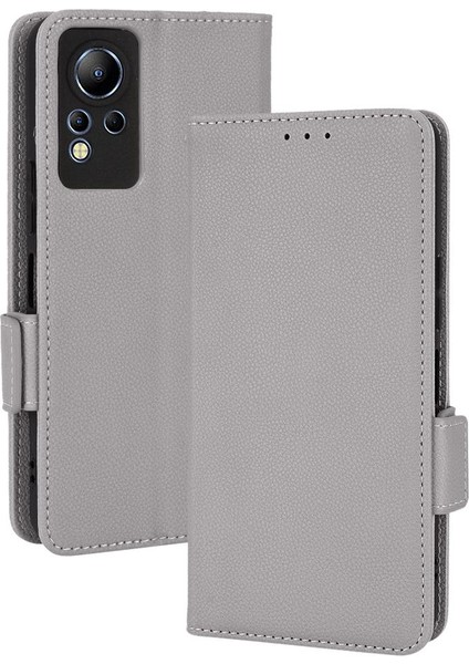 Infinix Not 12 Için Kılıf Cüzdan Pu Deri Manyetik Kart Yuvaları Tutucu Yan (Yurt Dışından) modelleri