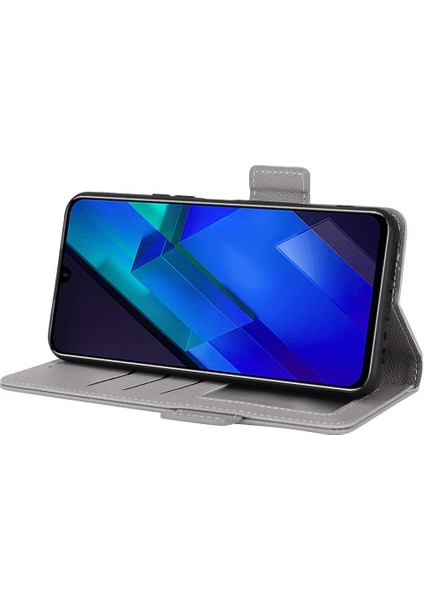 Infinix Not 12 Için Kılıf Cüzdan Pu Deri Manyetik Kart Yuvaları Tutucu Yan (Yurt Dışından) fırsatları