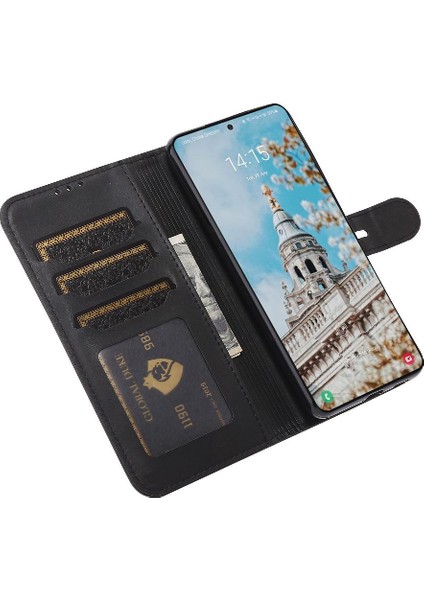 Samsung Galaxy S23 Manyetik Kapatma Için Cüzdan Durumda Tüm Yuvarlak Koruma (Yurt Dışından)