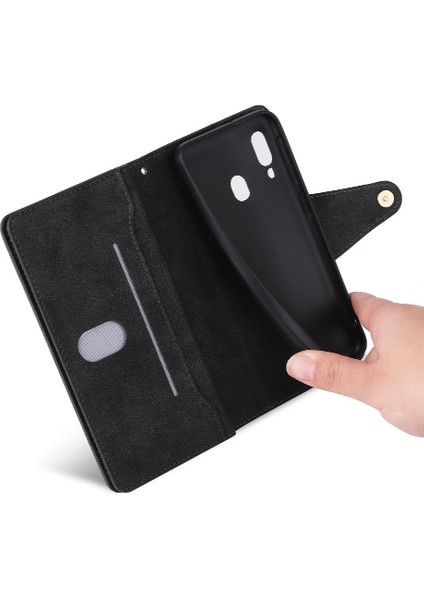 El Kayışı Manyetik Deri Fermuar Cüzdan ile Samsung Galaxy A40 Için Kılıf (Yurt Dışından) fiyatları