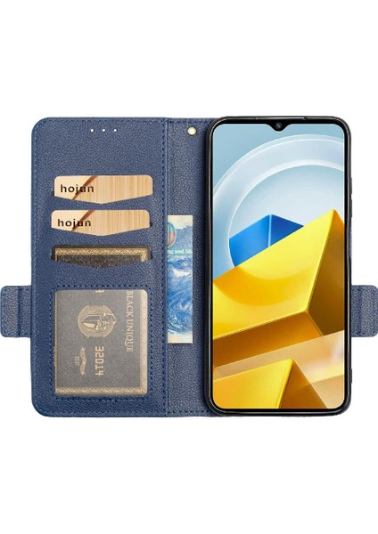 Xiaomi Poco M5 4g Manyetik Kart Yuvaları Tutucu Pu Deri Cüzdan (Yurt Dışından) fırsatları