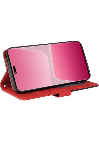 Kart Yuvası Standı ile Xiaomi 13 Lite Için Kılıf Pu Deri Flip Folio Kılıf (Yurt Dışından) fiyatları