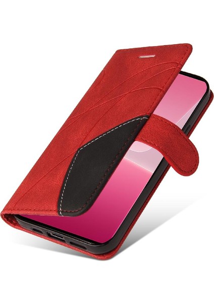 Kart Yuvası Standı ile Xiaomi 13 Lite Için Kılıf Pu Deri Flip Folio Kılıf (Yurt Dışından) modelleri