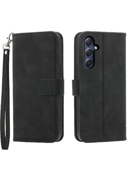 Samsung Galaxy M54 Kart Yuvaları Manyetik Kapatma Bileklik Için Flip Case (Yurt Dışından) fiyatları