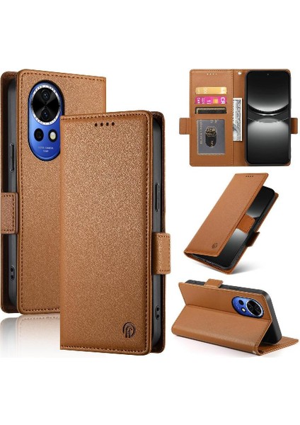 Huawei Nova 12 Flip Kart Yuvaları Için Flip Case Iş Günlük Kullanım Cüzdan (Yurt Dışından)