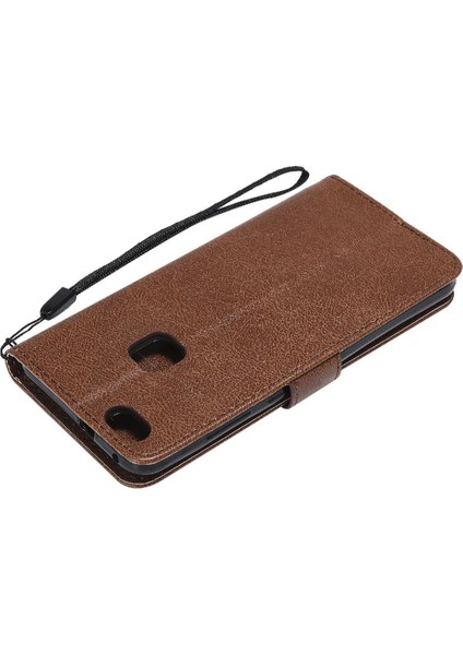 Kart Yuvası Klasik Düz Renk Iş ile Huawei P10 Lite Için Flip Case (Yurt Dışından) fırsatları