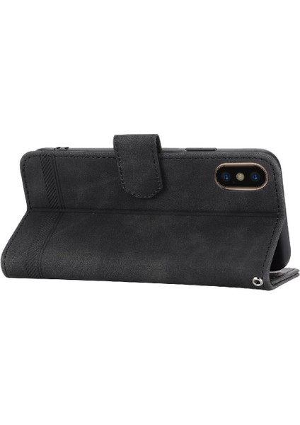 IPhone x Için Flip Case/xs Premium Kart Yuvaları Manyetik Kapatma Nakit Cep (Yurt Dışından)