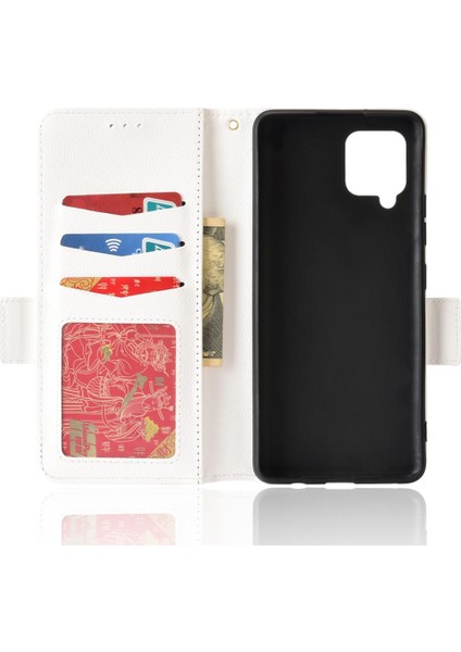 Samsung Galaxy Case 5g Kart Yuvaları Için Kılıf Tutucu Yan Toka Pu Deri (Yurt Dışından)