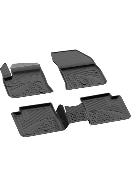 Citroen C4 Elektrikli 2020+ / C4 x Elektrikli 2022+ Uyumlu Sahler Araca Özel 4.5d Havuzlu Oto Paspas