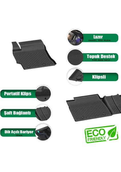 Citroen C4 Elektrikli 2020+ / C4 x Elektrikli 2022+ Uyumlu Sahler Araca Özel 4.5d Havuzlu Oto Paspas fiyatları