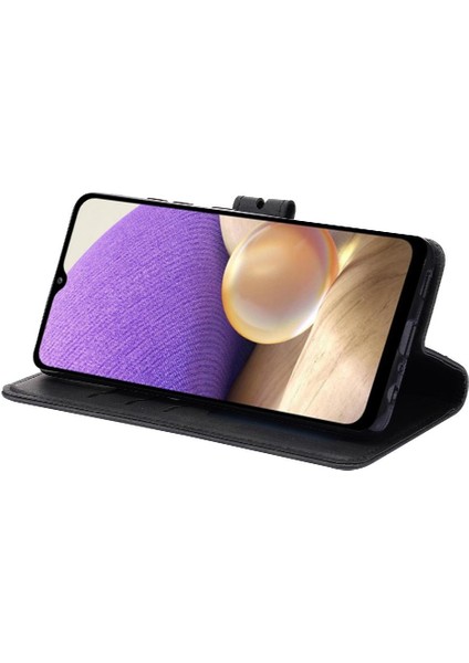 Samsung Galaxy A32 5g Kabartmalı Kart Tutucu Için Cüzdan Durumda Tüm Yuvarlak (Yurt Dışından)
